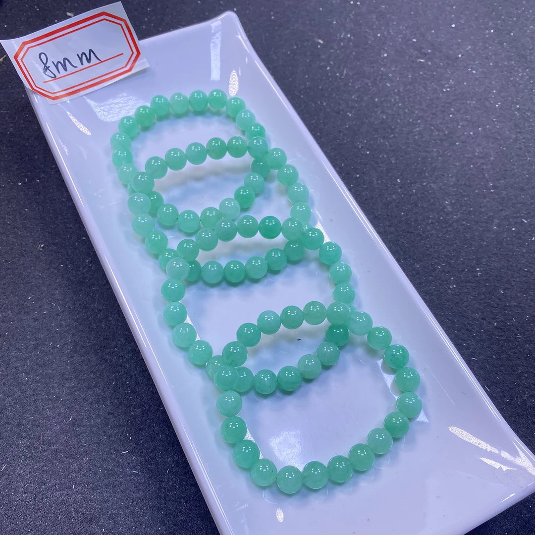 浅绿8mm手串发一条zA43