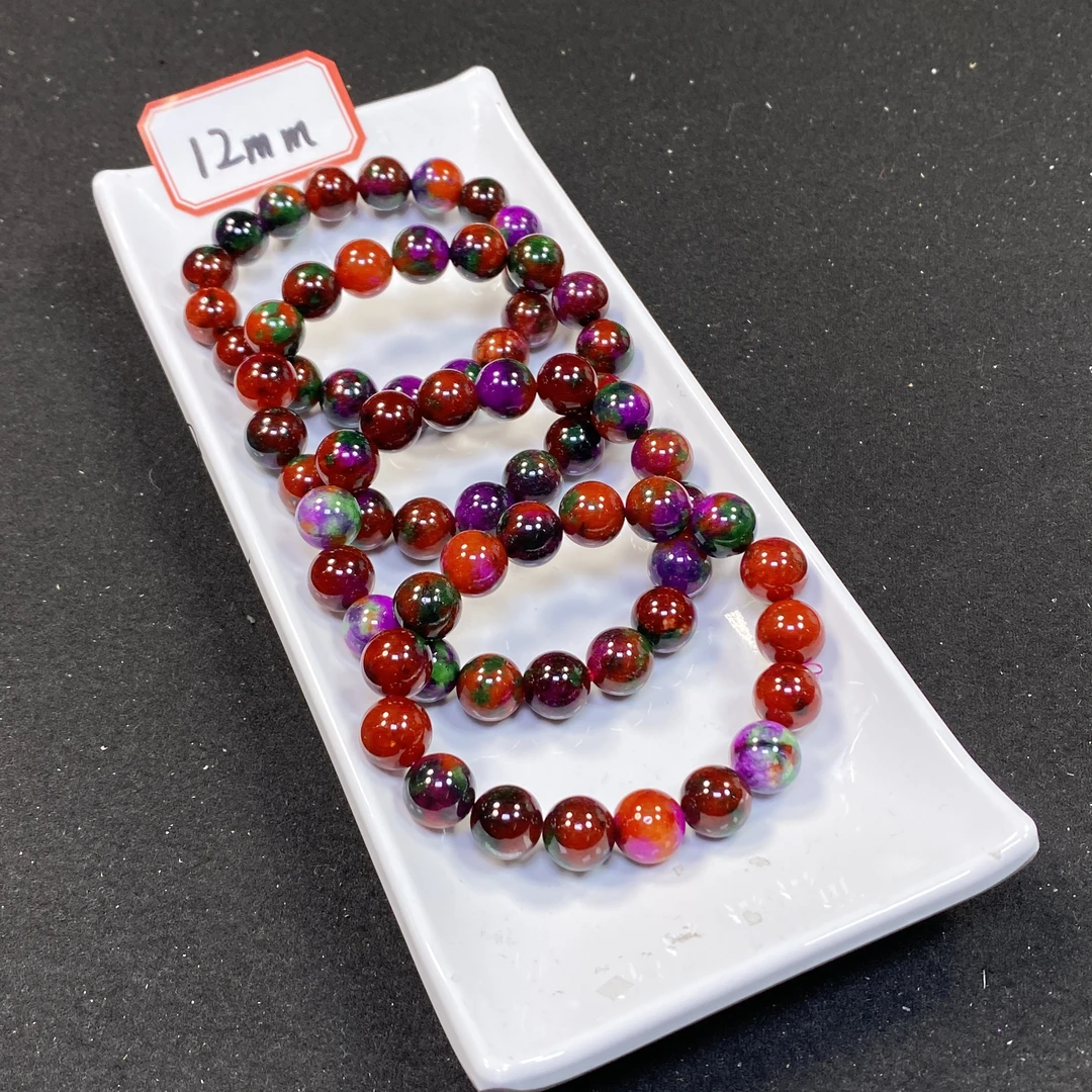 牛血红油画12mm手串发一条53C14