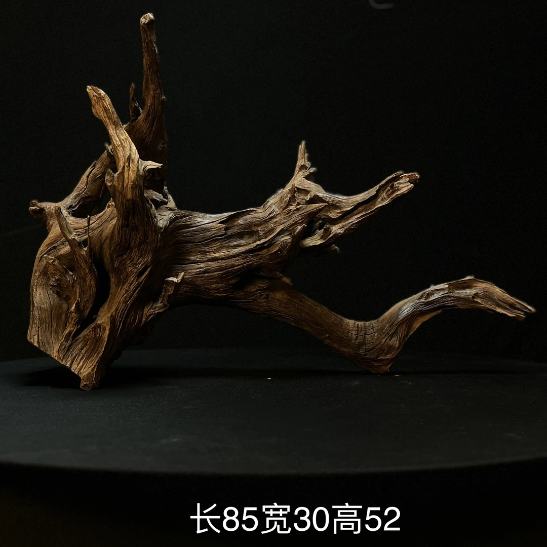 张大狼沉木造景爆裂纹天然一体飘枝拱桥