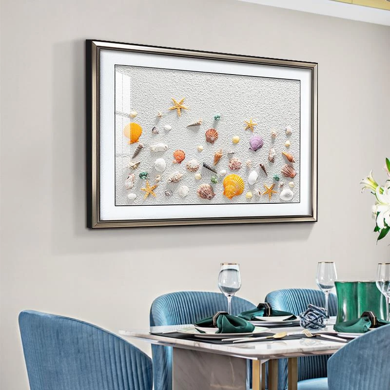 抽象装饰画手工轻奢中式玄关设计艺术立体实物画客厅背景墙壁画