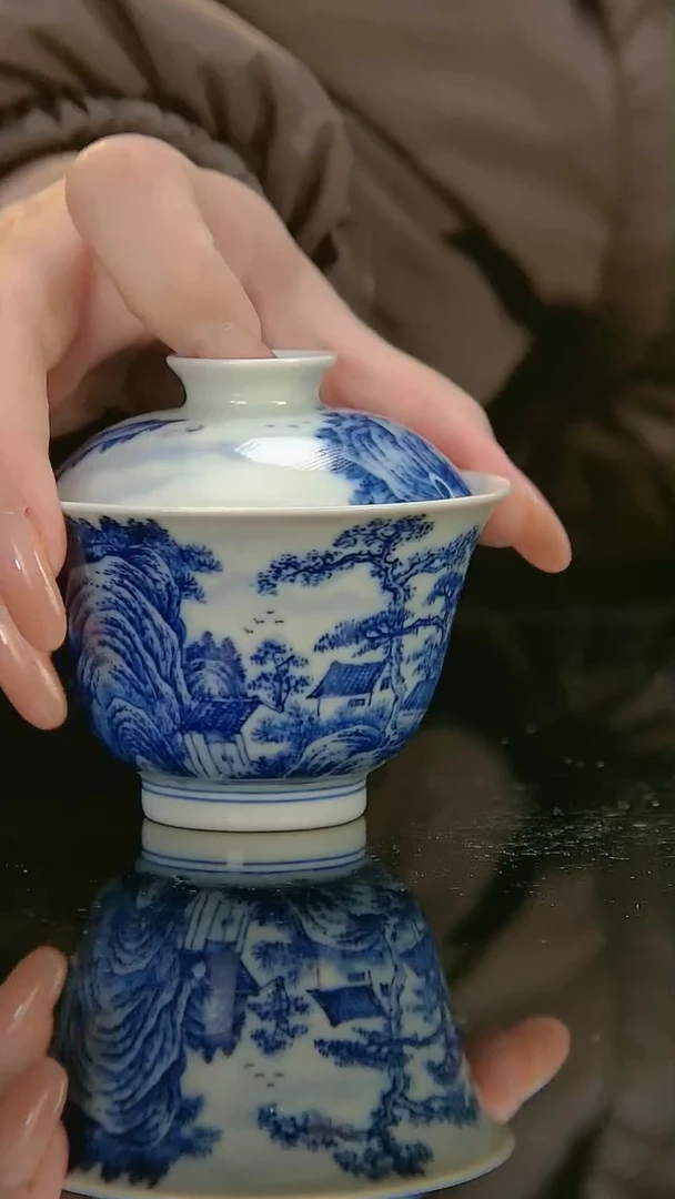 【闪购商品】陶瓷杯柴窑两才山水 省高工