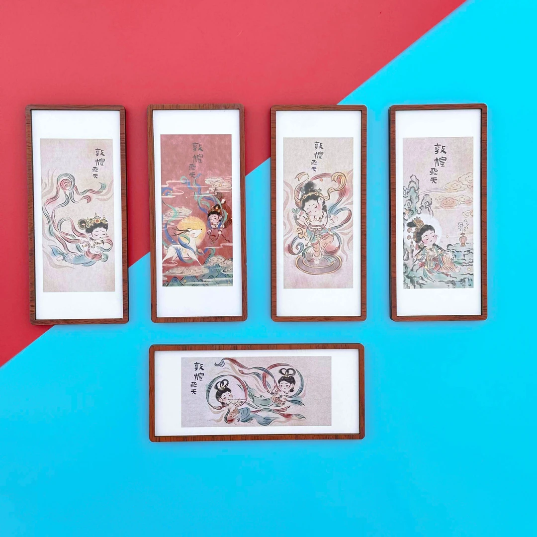 【KK文创潮玩】敦煌冰箱贴九色鹿莫高窟文创冰箱贴博物馆旅游冰箱贴