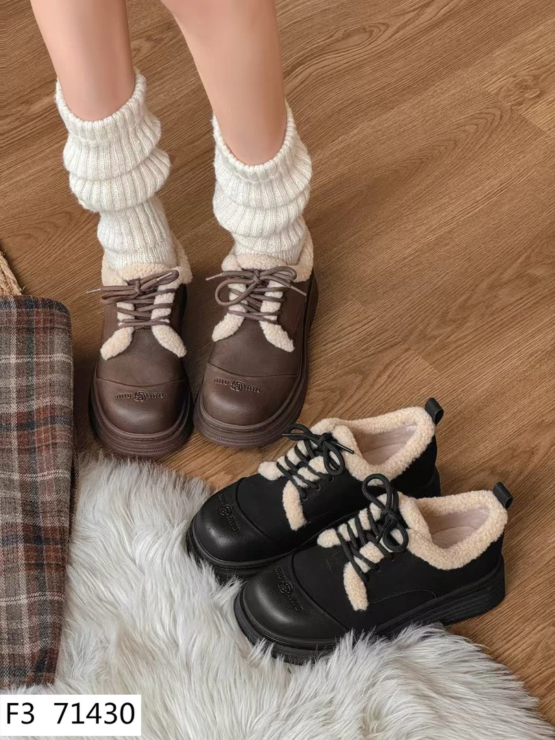 新疆包邮F3加绒小皮鞋71430