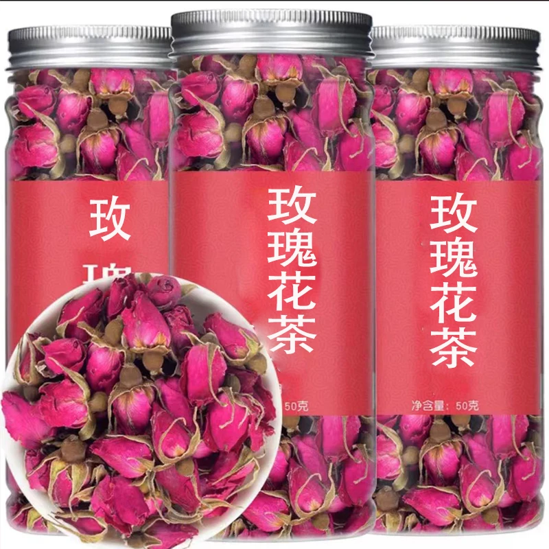 玫瑰花茶平阴干花泡茶干玫瑰花瓣食用重瓣玖瑰散装茶包产地直供