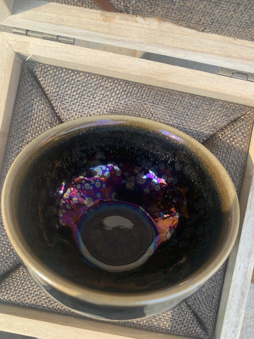 建窑建盏曜变高端主人杯（图片参考，实物为准）