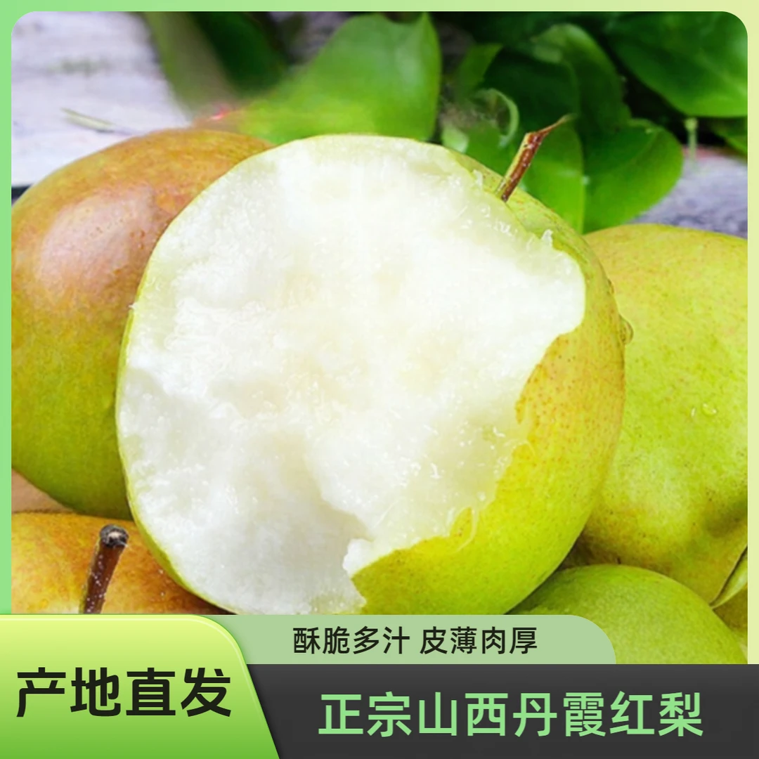 壹乡壹韵【正宗丹霞红香梨】山西脆甜多汁新鲜现摘现发产地直采