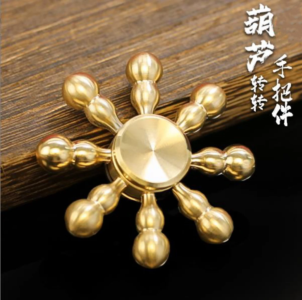 【士鸿】义乌葫芦转转解压手把件茶桌玩具旋转指尖陀螺工艺品摆件