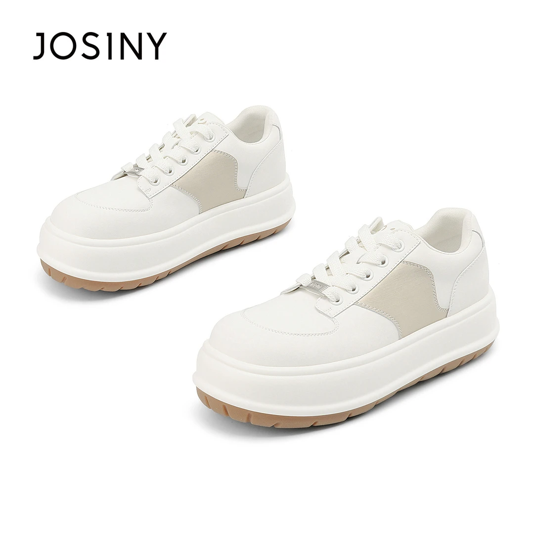 【粉丝专属】卓诗尼2024新款百搭休闲小白鞋轻便运动板鞋女鞋D