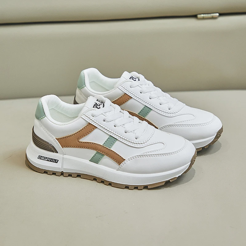 女鞋2024春款休闲女透气爆款平底学生轻便软底百搭运动跑步运动鞋