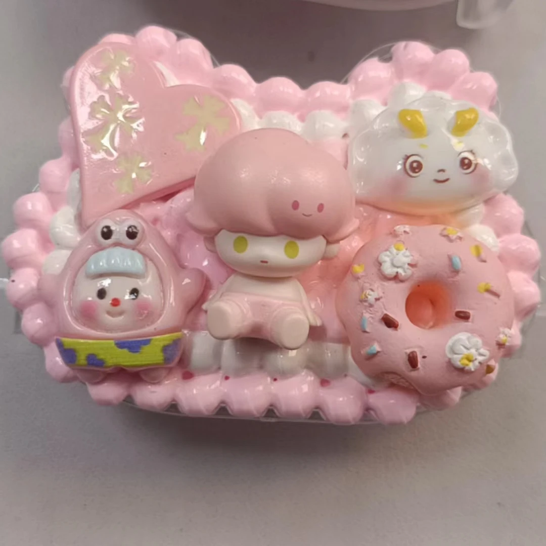 【佳佳潮玩】奶油胶手工背夹眼镜盒小药盒梳子驾驶本随机