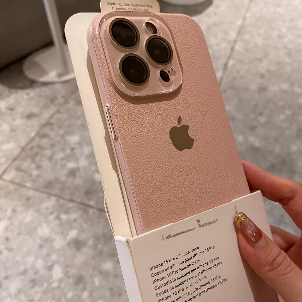 适用苹果16promax水晶镜头手机壳iPhone15全包14高级简约13保护套