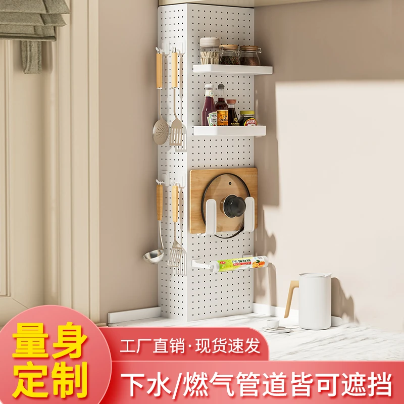 定制燃气管道遮挡装饰洞洞板煤气遮丑神器包热水器天然气遮挡箱罩