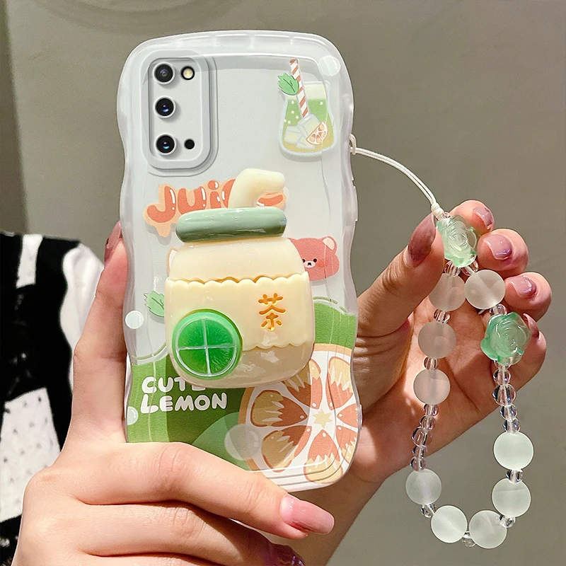 适用于三星S20+手机壳个性小清新G9860日韩可爱少女galaxy s20保