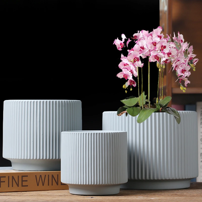 直销手工陶瓷花盆蝴蝶兰专用盆家用客厅一件手工工艺制作场景使用