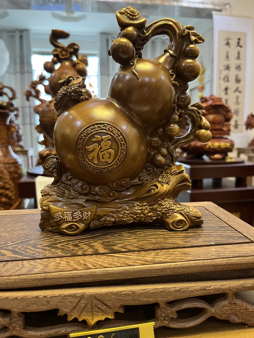 多福多财礼品前台摆件长15高18