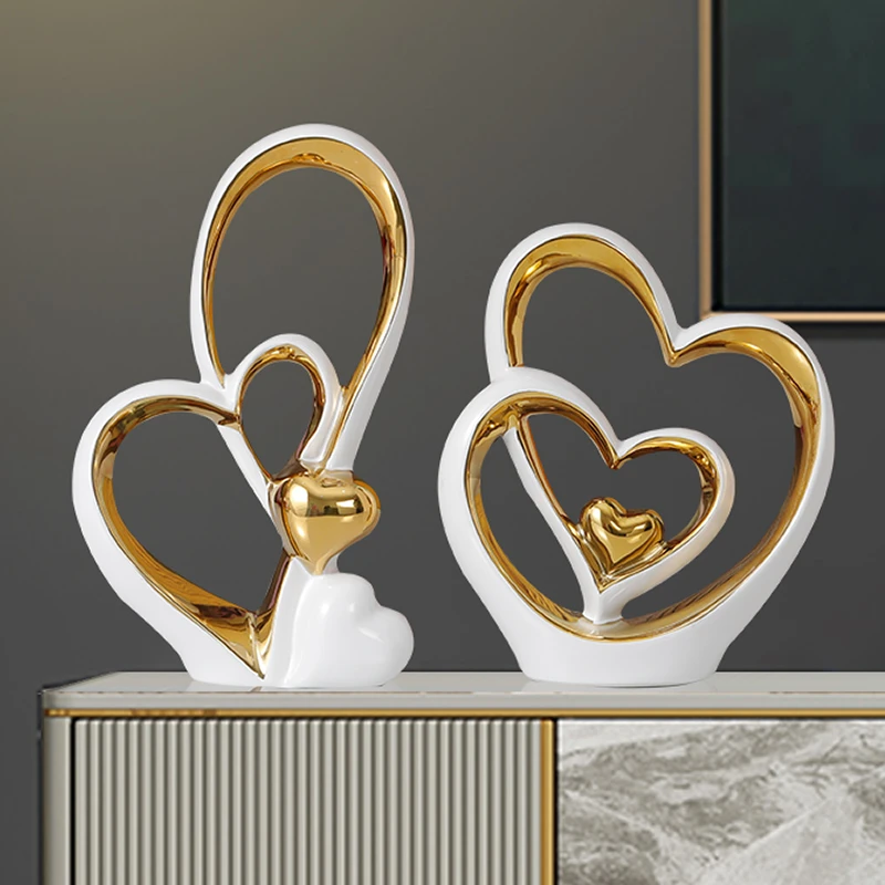 创意摆件家居饰品轻奢高档客厅玄关电视柜酒柜装饰工艺品