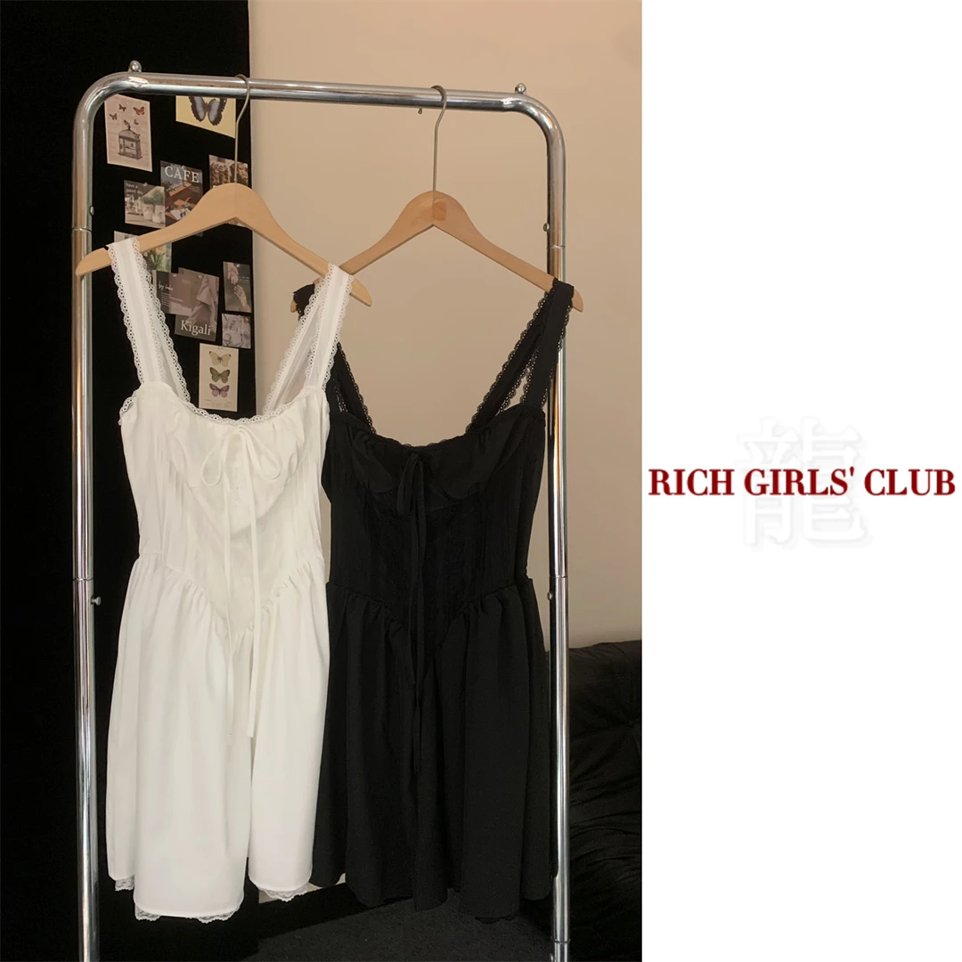 RICH GIRLS｜法式宫廷风收腰纯欲连衣裙