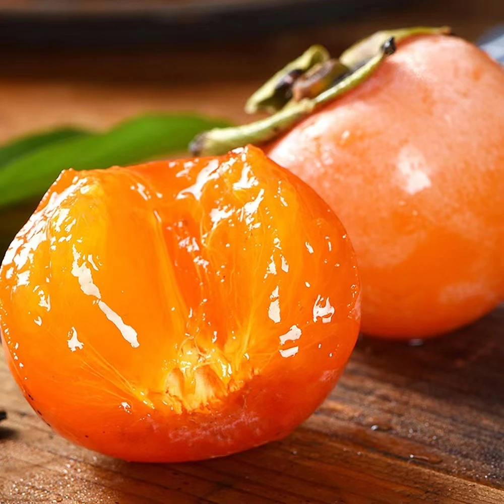 贝塔果果上海小时达当日达 新鲜水果火果柿软柿子6盒装