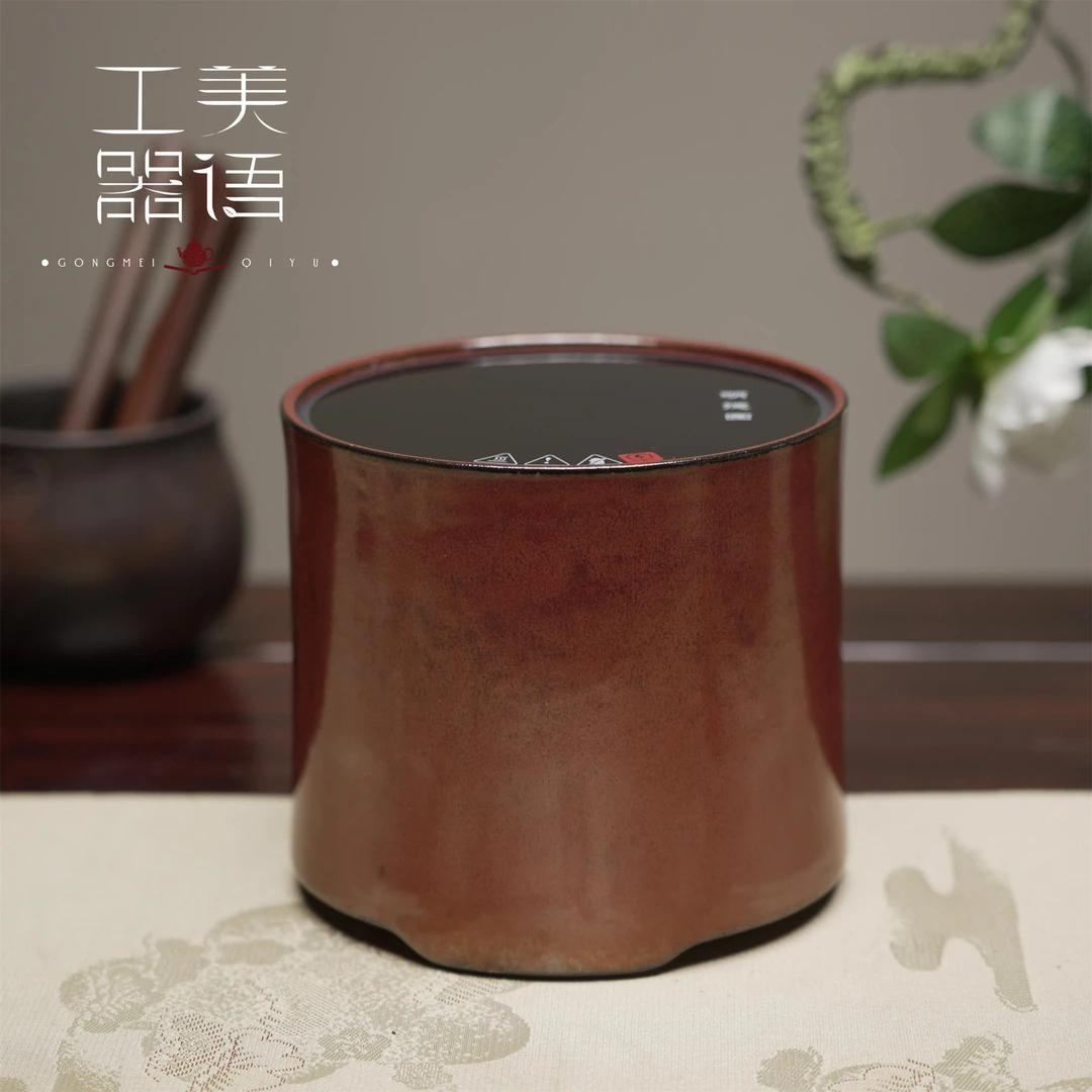 器语【电陶炉】明德园茶道中式把高端烤国风宫灯手把手工茶具茶室