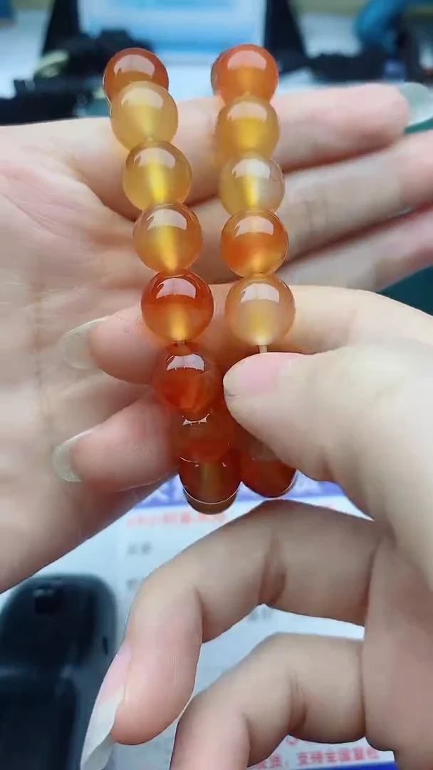 【闪购商品】玛瑙/玉髓手链合金珠子80%完美度多样性发货一件发货