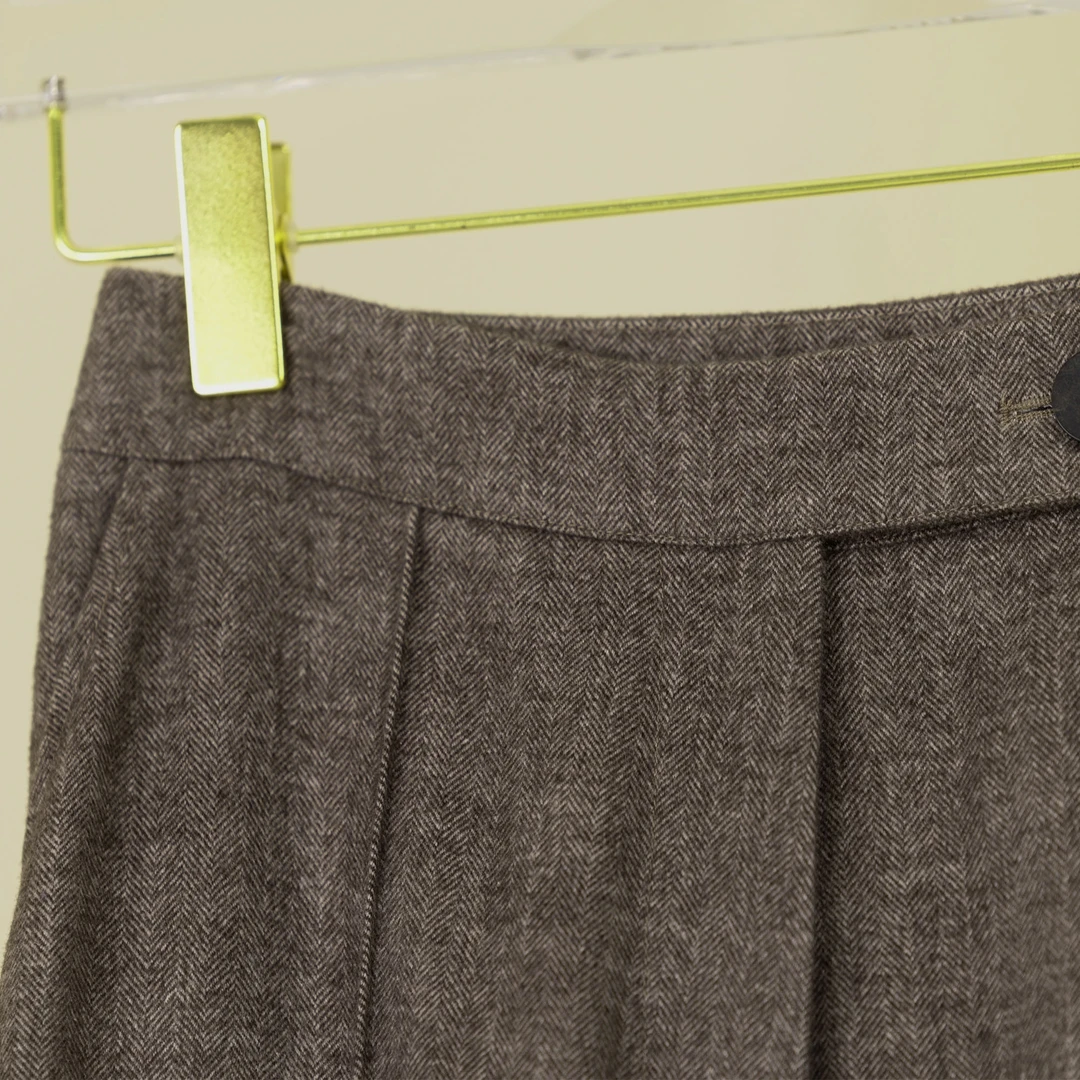 丝驼绒高定柔软阔腿裤【Mandy's Ferries W.】M9115-1