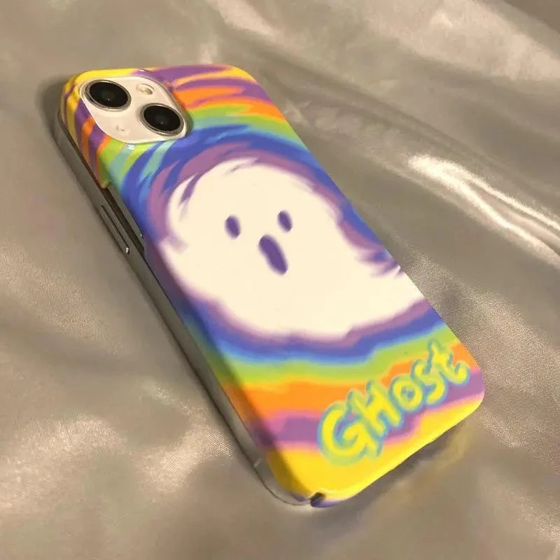 靓壳适用彩虹幽灵苹果14手机壳iphone11菲林13pro卡通12全包硬壳7