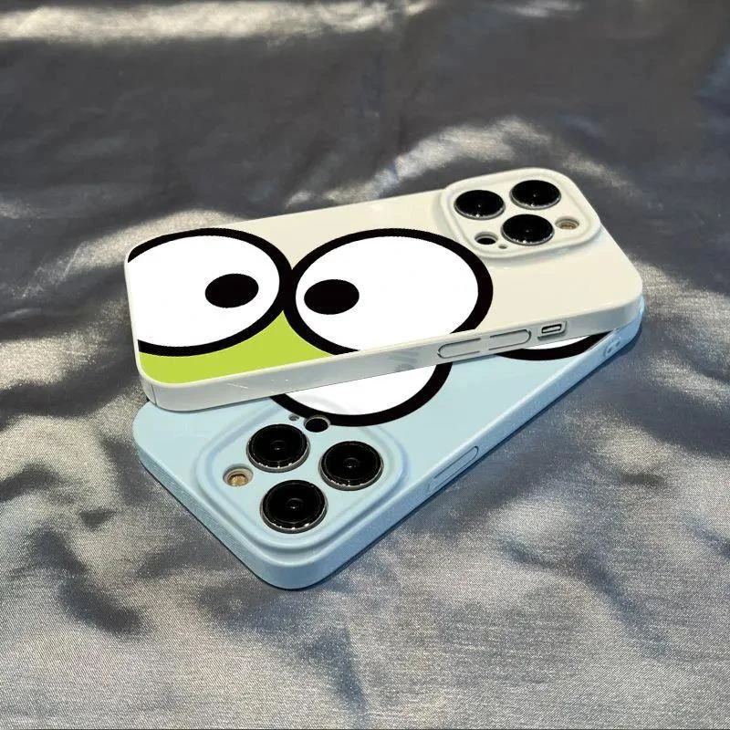 壳适用【苹果华为oppovivo小米】菲林壳全包卡通大眼蛙手机硬壳