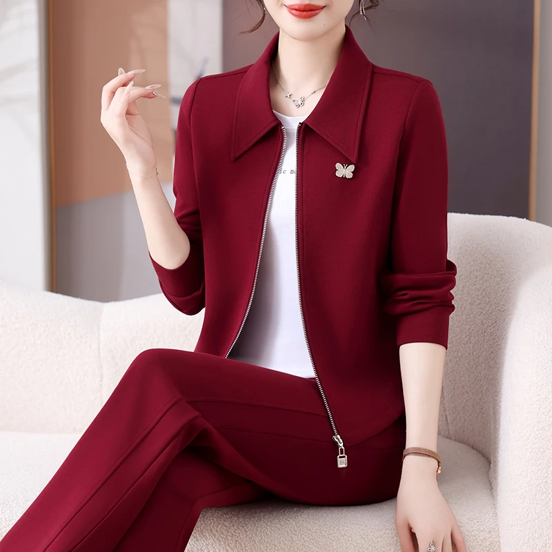 运动服套装女春秋季2025新款时尚洋气韩系高端品牌卫衣休闲两件套