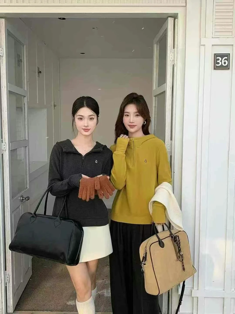 【丽鑫】5813半拉链德绒卫衣