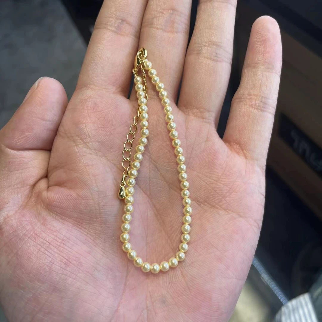 【夫妇严选】羽金色小米珠手链 （多样发）