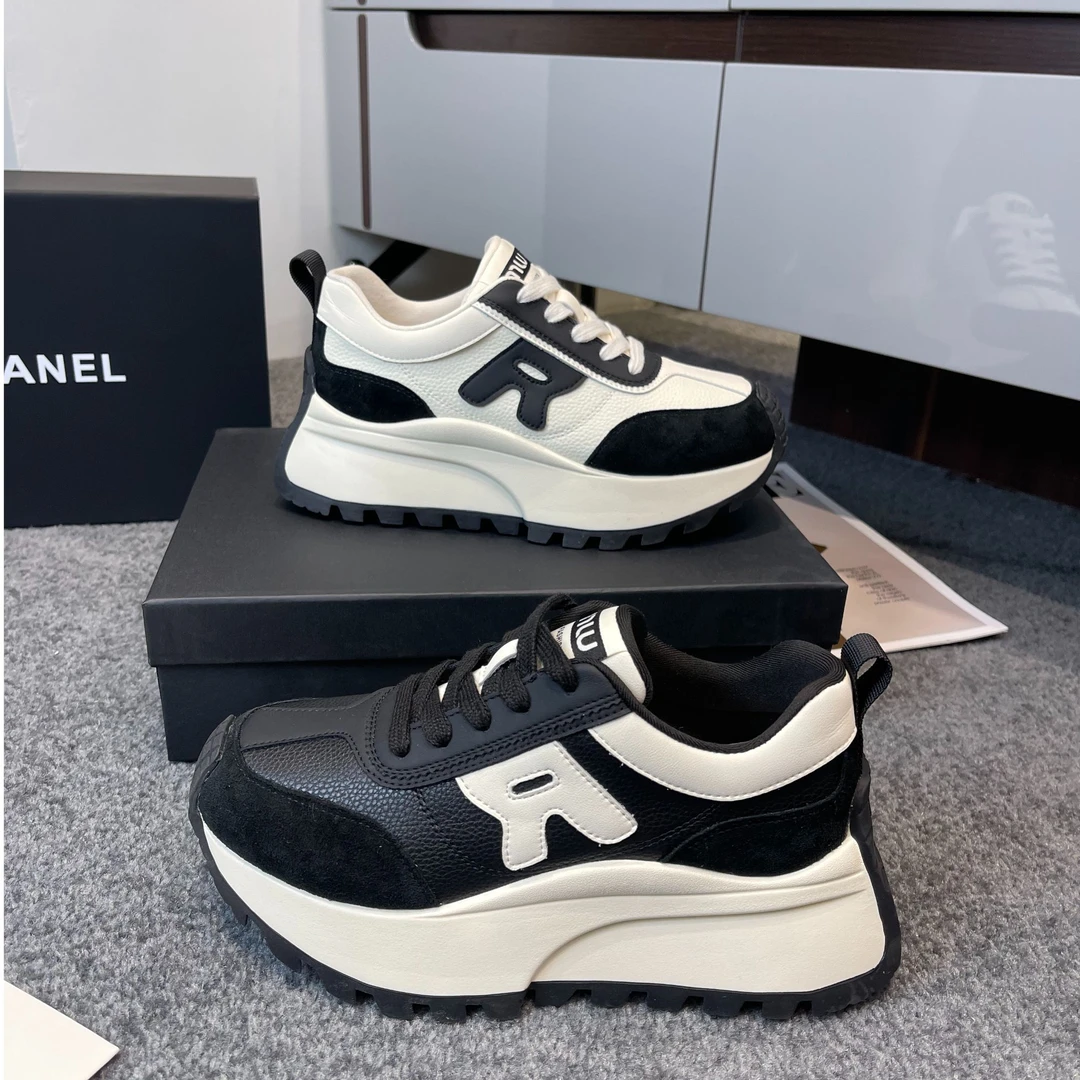 【R 熊猫 阿甘】时尚百搭秀气增高厚底阿甘休闲鞋KY-1128