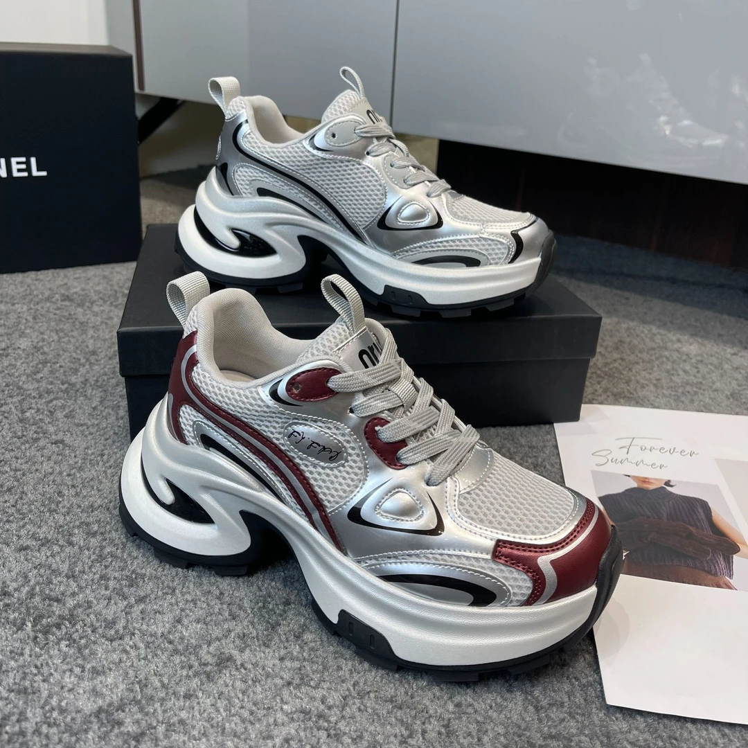 福利【小怪兽老爹】秋冬新款显瘦秀气时尚百搭厚底老爹鞋1122-2