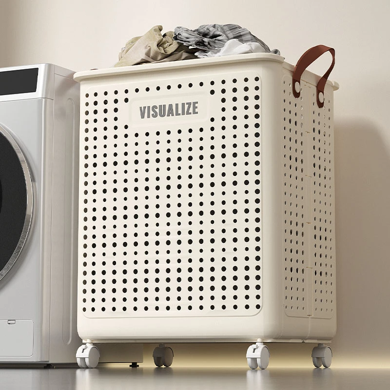 脏衣篓家用可折叠脏衣篮大容量夹缝储物浴室放脏衣服洗衣收纳筐