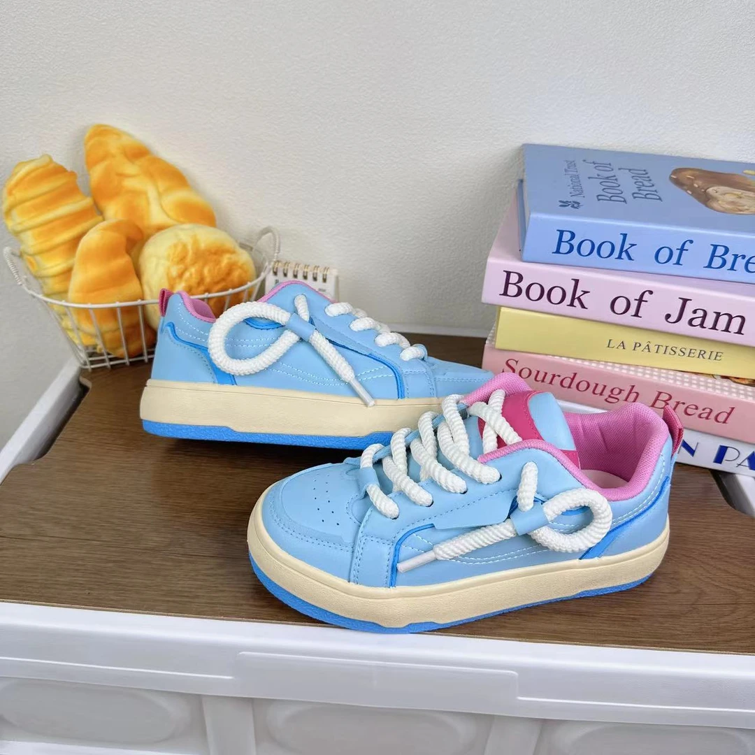 b-9211蓝色秋季新款低帮板鞋鞋韩版百搭时尚运动休闲鞋女学生