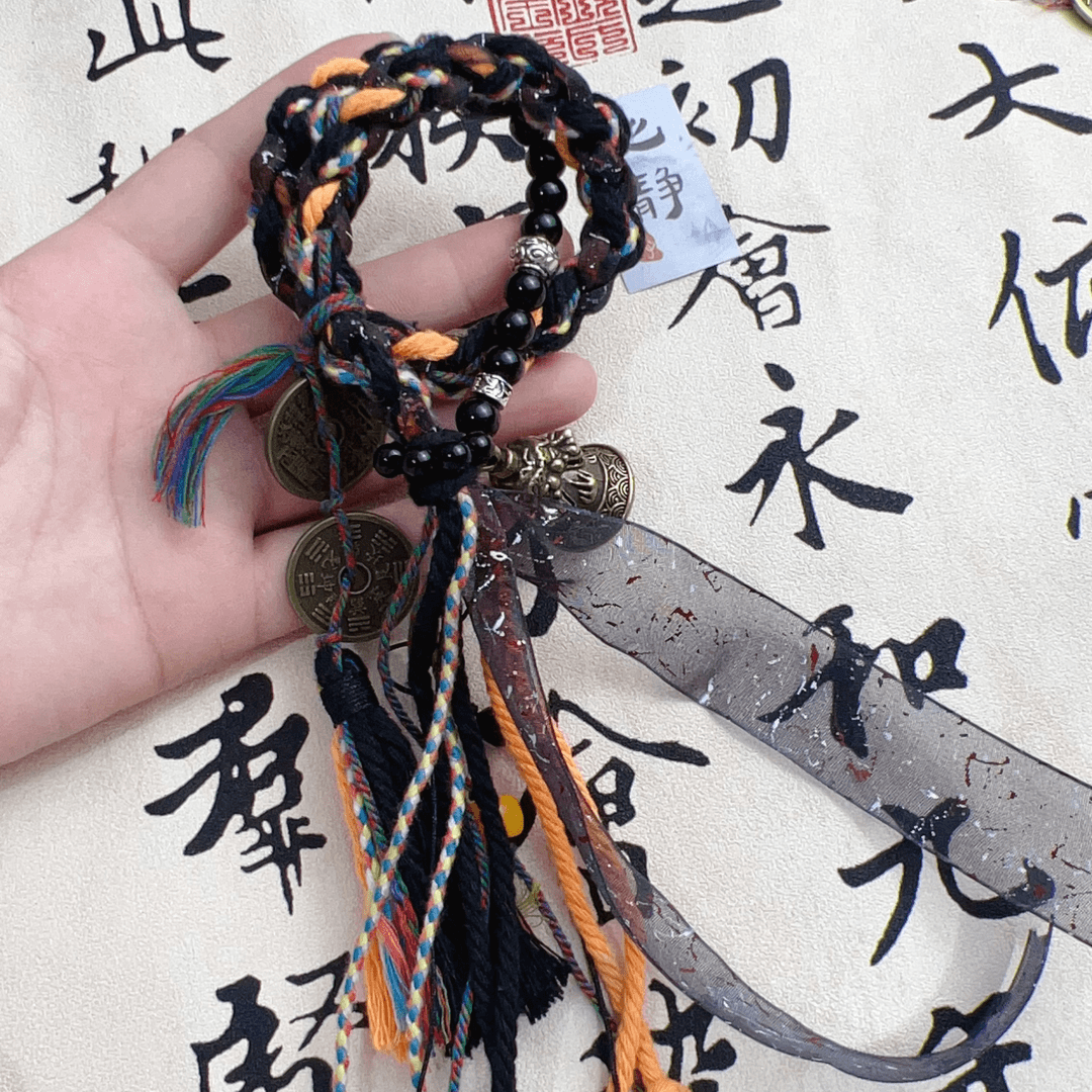 小红书李火旺古风流苏手工编织手绳新中式藏式手链山鬼花钱新铃铛