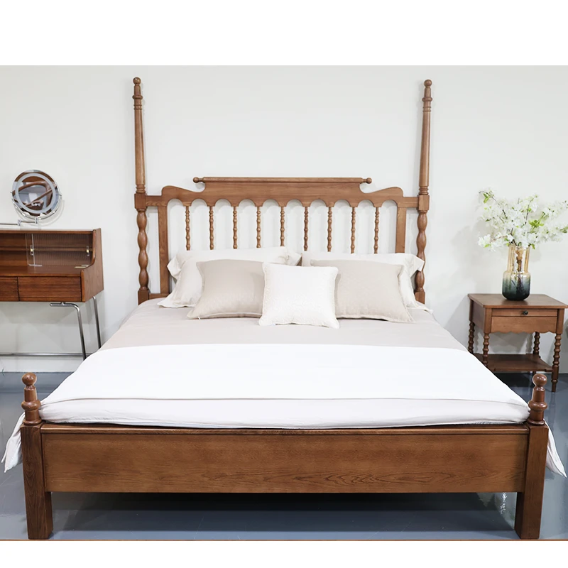 中古风法式复古风时尚温莎大床
