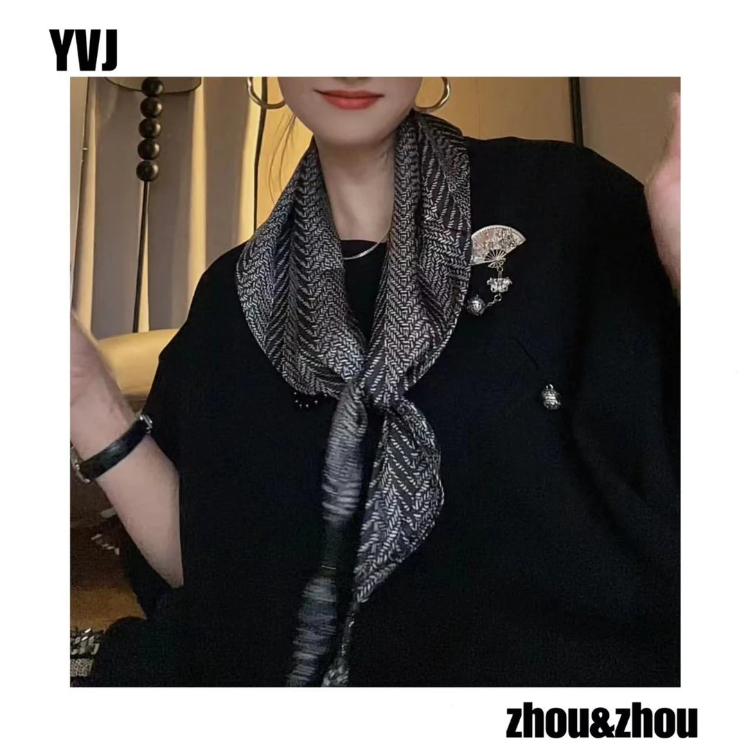 【大小周】格雷系丝巾
