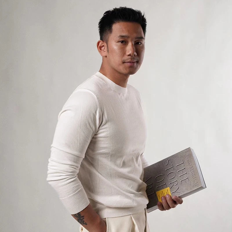 CM那不勒斯皇后圆领毛衣秋冬新款纯色长袖针织衫打底衫