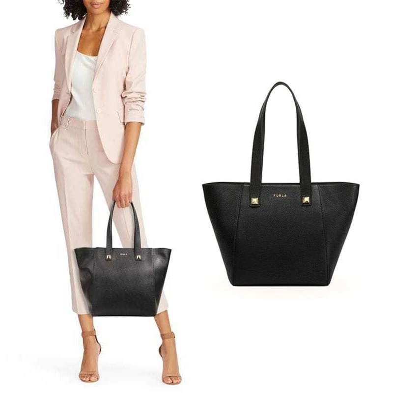 美国直邮  FURLA/芙拉 WB00637中大意大利牛皮托特包 36-22-14-25