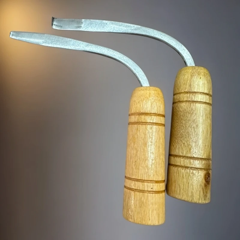 沉香勾刀勾丝刀勾香刀刮香刀手工打造沉香加工工具刀勾子锋利无比