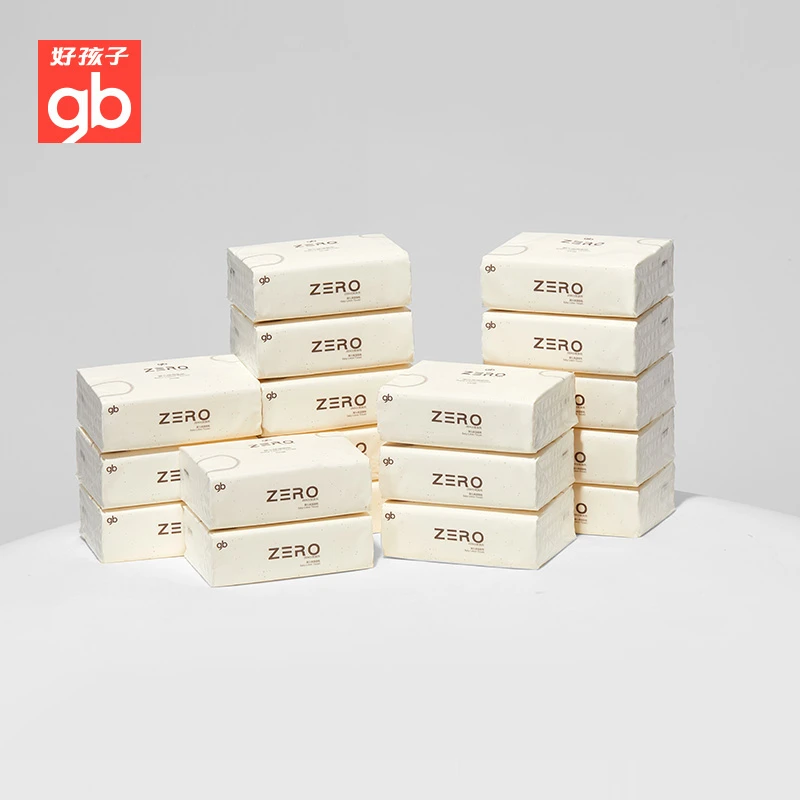 好孩子ZREO乳霜纸100抽×18包一次性柔软抽纸云柔巾家用干湿巾