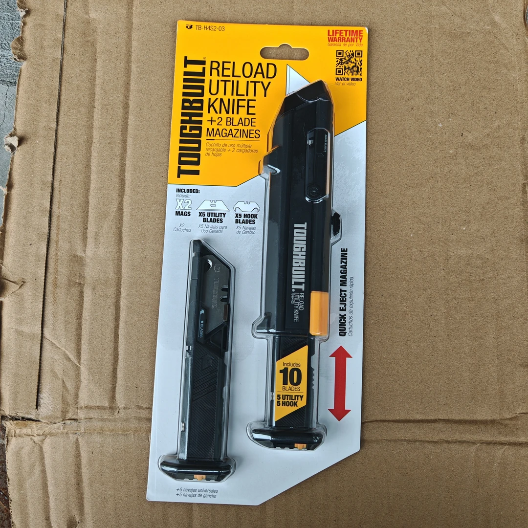 TOUGHBUILT拓必得弹夹美工刀，拓必得TB-H4-S2-03美工刀