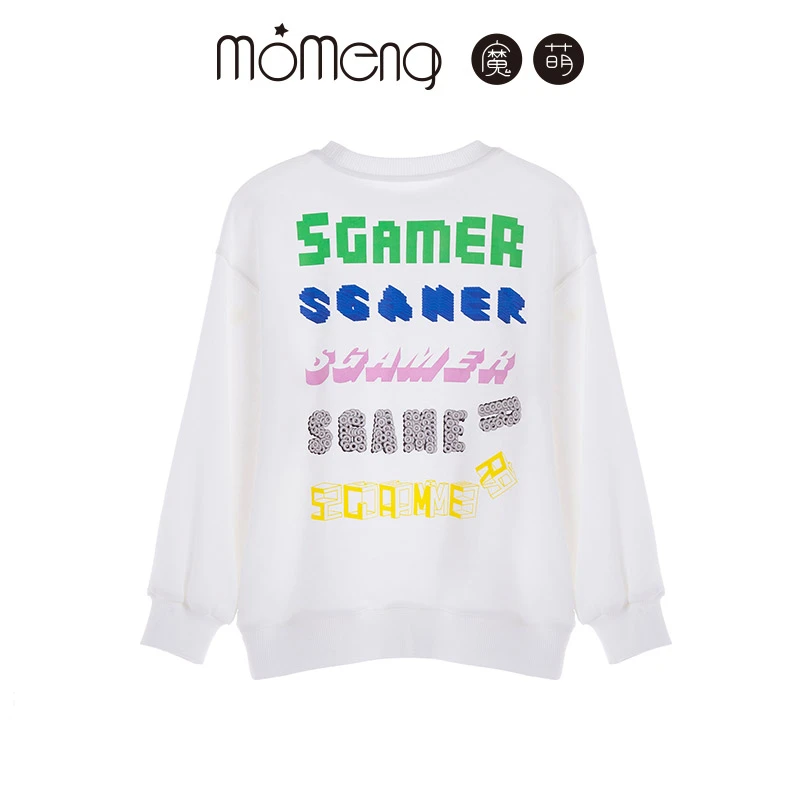 女装卫衣长袖时尚休闲宽松圆领套头春秋百搭女士春季DW233506CT