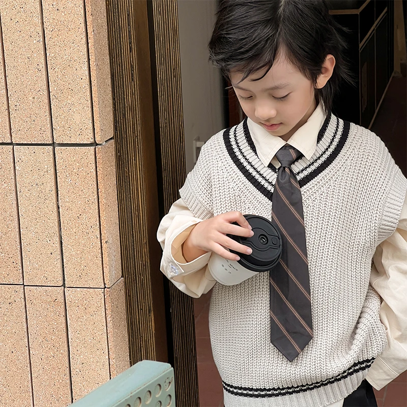 【迪哥】秋装儿童韩版学院风休闲帅气日常套装HCK3076-CCCC