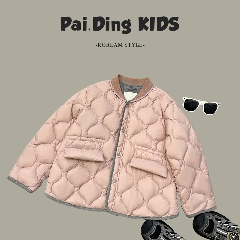 清【文文妈】冬装儿童韩版葫芦纹绗棉休闲宽松保暖棉服SJ4592-QQQQ