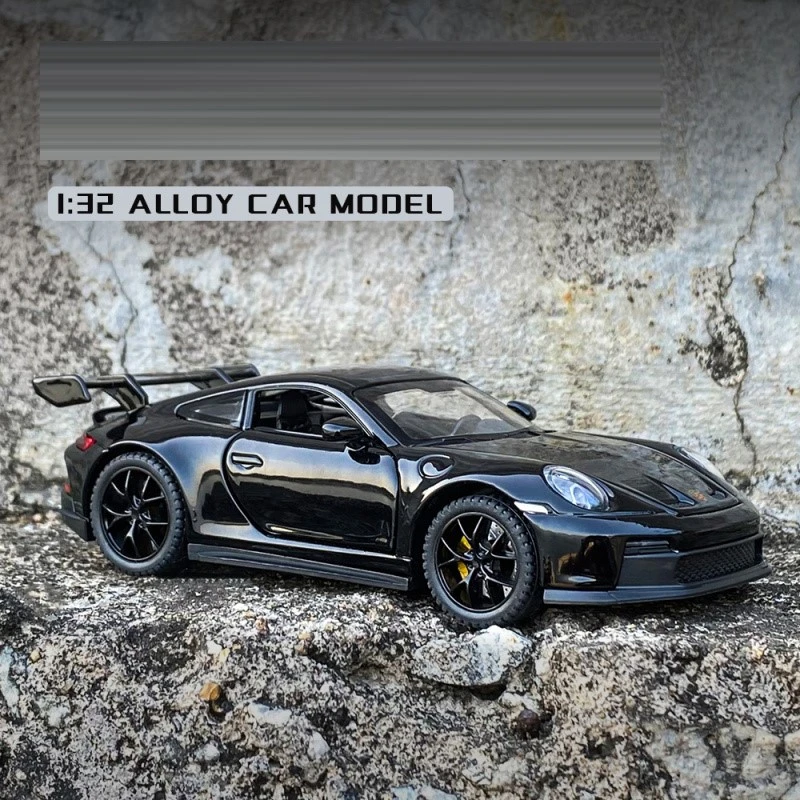 保时捷911GT3跑车合金车模型仿真汽车模型玩具车1:32精致收藏摆件