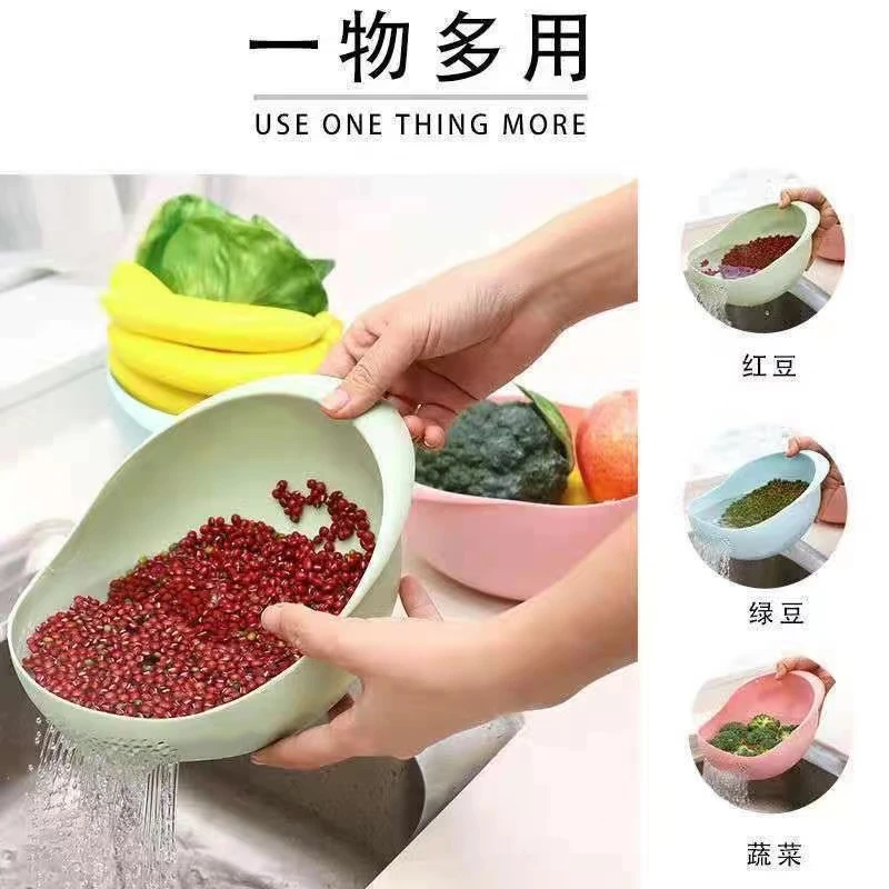 淘米器洗米洗菜盆沥水篮厨房菜篮子家用水果盘洗菜篮神器