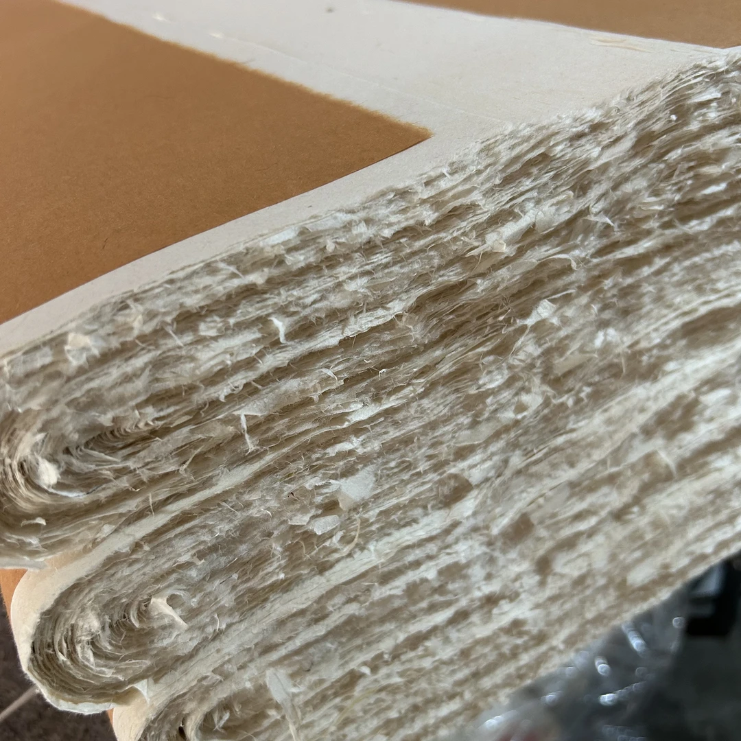 龙熹贡四尺长纤维龙须草生宣书法作品比赛参展纸