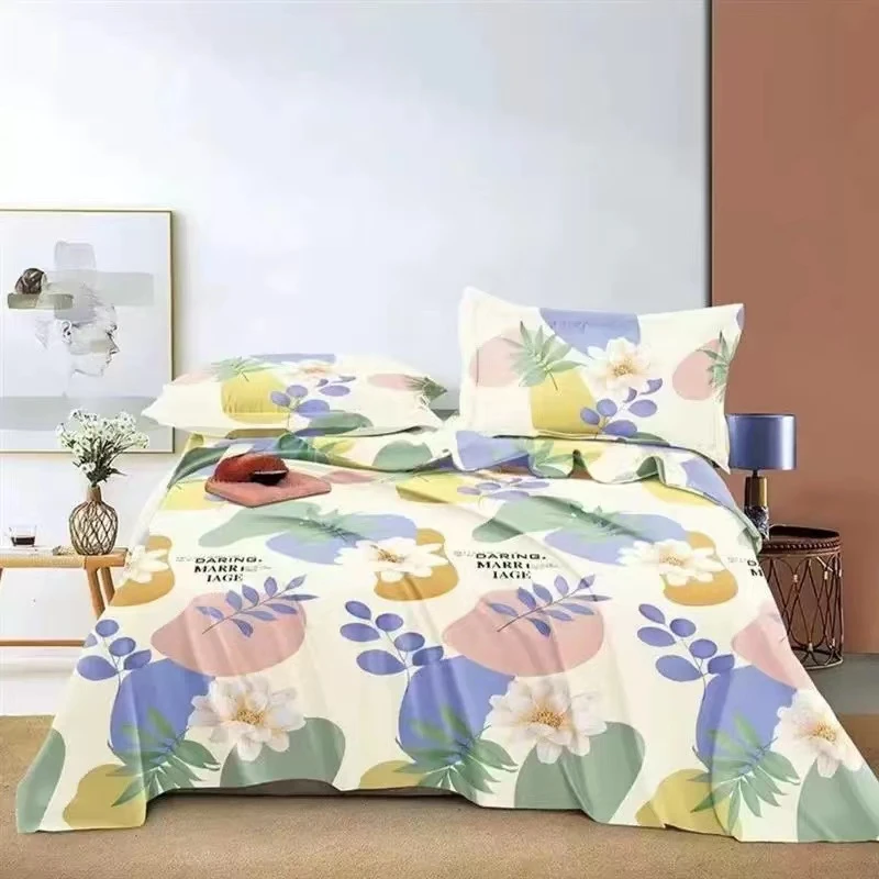 孤品捡漏 细纱粗布棉床单加厚加密柔软亲肤小粗布床单