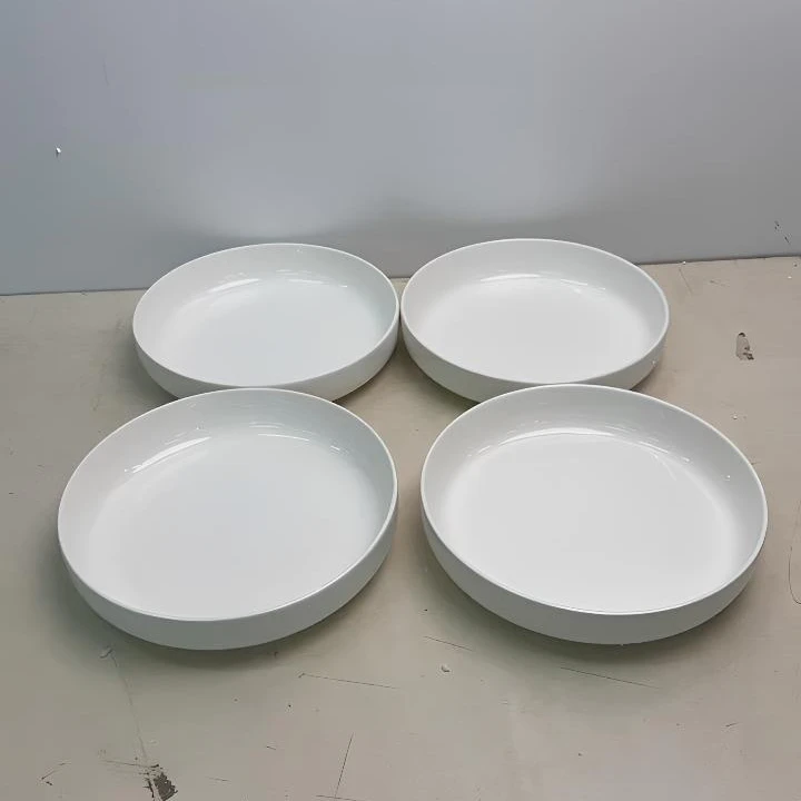 8英寸窝盘加深盘子家用餐盘蒸蛋陶瓷餐具深盘创意盘家用盘子大号